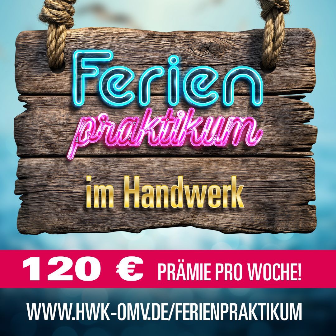 Prämie fürs Ferienpraktikum